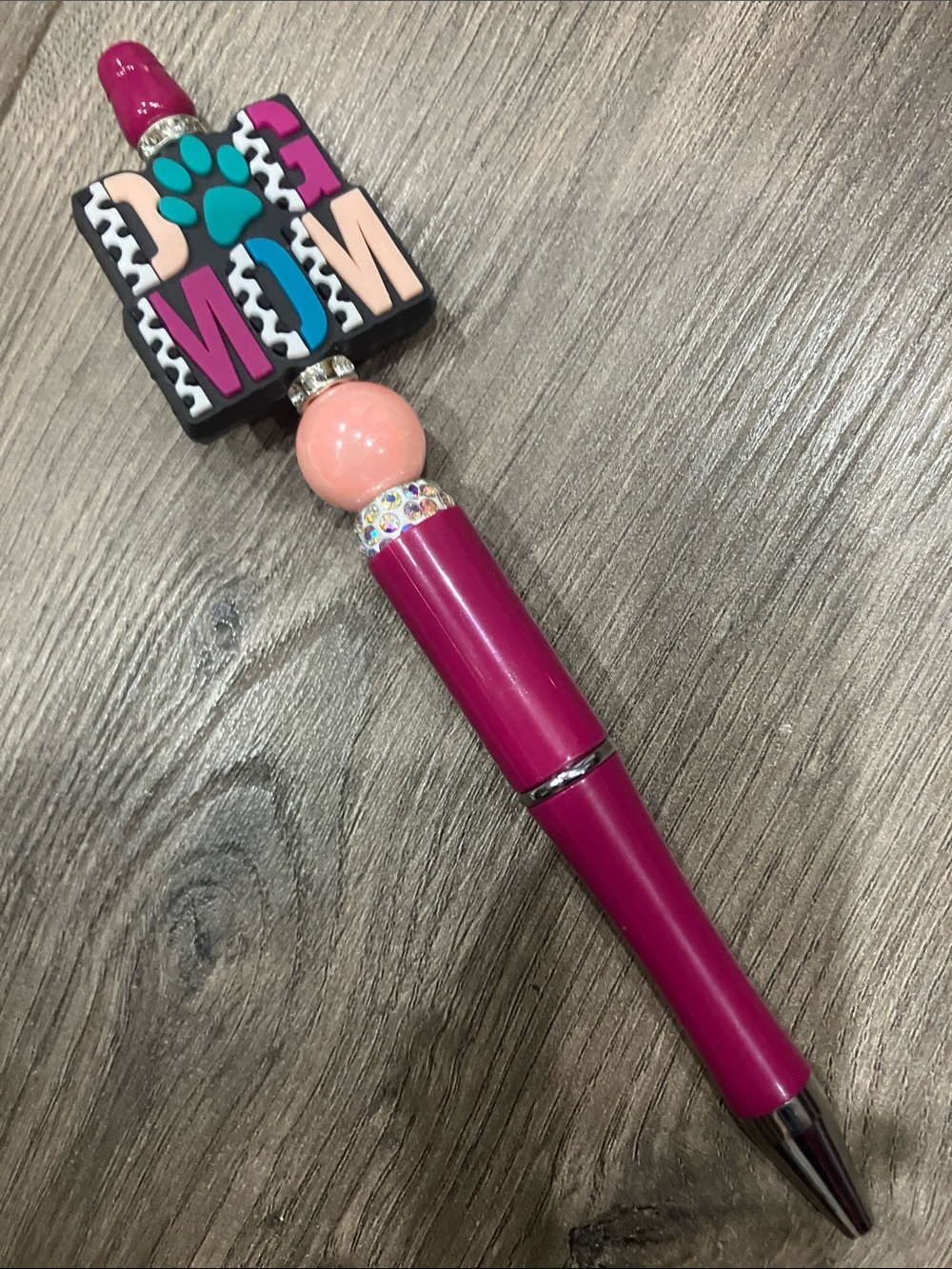 Hand Beaded “Dog Mom” Pen. Create a pen bundle and save! - Picture 6 of 7